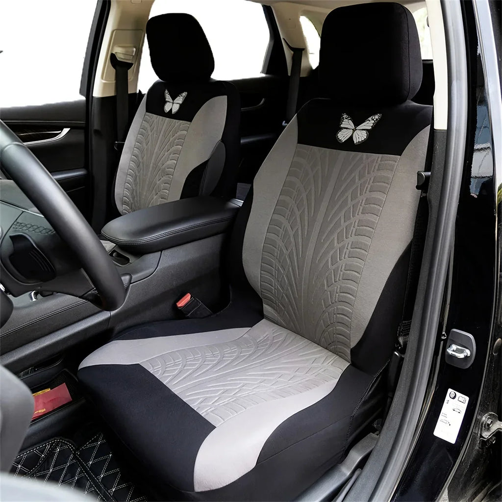 סט כיסויי מושבים אוניברסליים לרכב – מתאים לרוב הדגמים, בעיצוב ייחודי