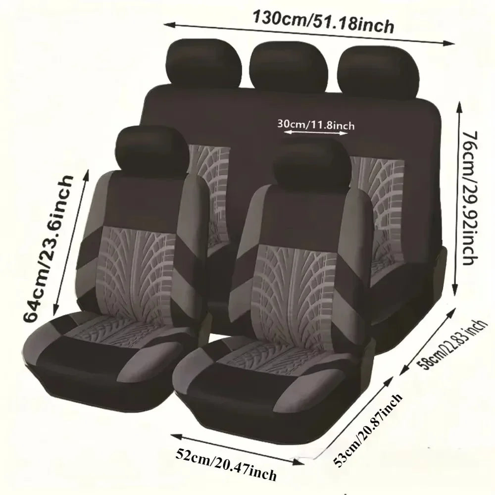 כיסוי מושב רכב אוניברסלי מבד אלסטי בגזרה מלאה – מגן מפני לכלוך ושחיקה, ניתן להסרה ולכביסה, מתאים לרוב סוגי הרכב.