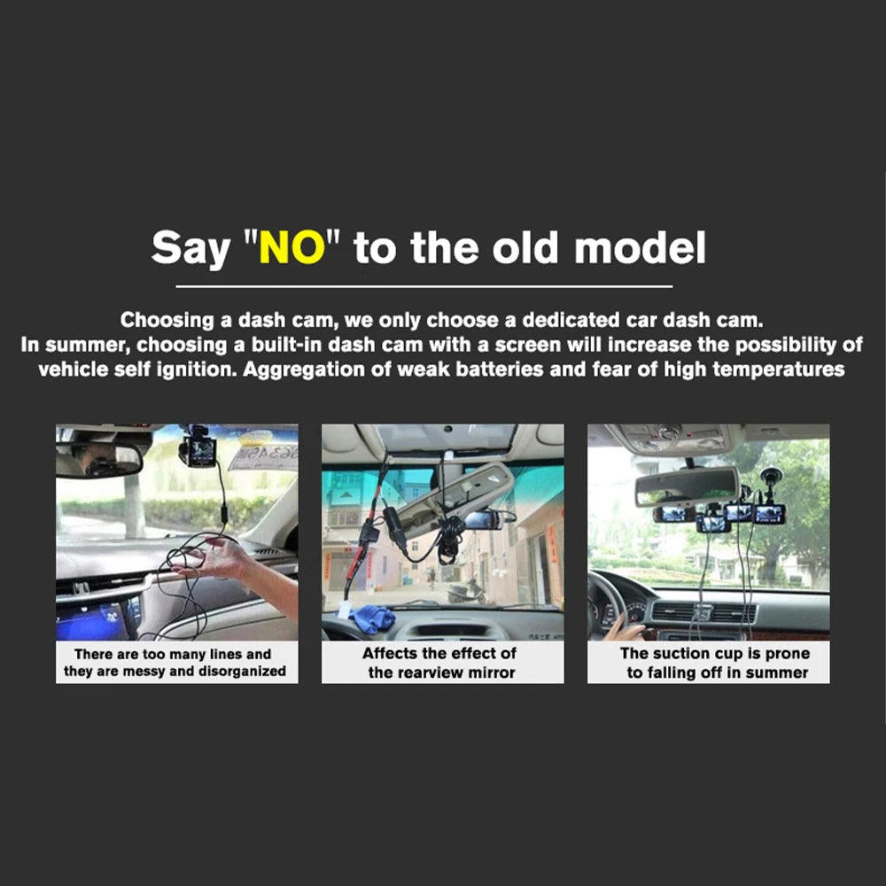 🚘 מצלמת רכב חכמה ADAS – Full HD 1080P עם התראה קולית וניווט אנדרואיד