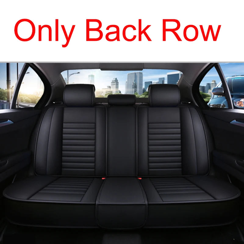 כיסויי מושבים לרכב מעור PU בעיצוב יוקרתי – אוניברסליים ומתאימים לרוב סוגי הרכב